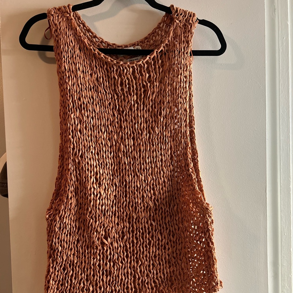 Zara Knit Peach Top